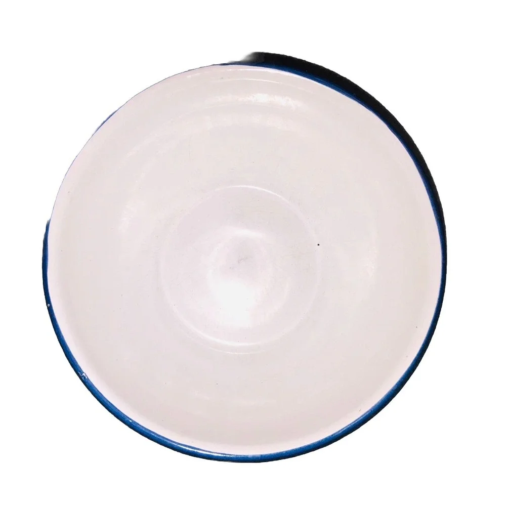 Vintage Chinese Bon Voyage enamel Basin bowl‎ 8.5